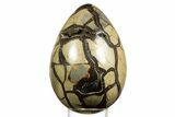 Septarian Dragon Egg Geode - Sparkly Black Crystals #344445-3